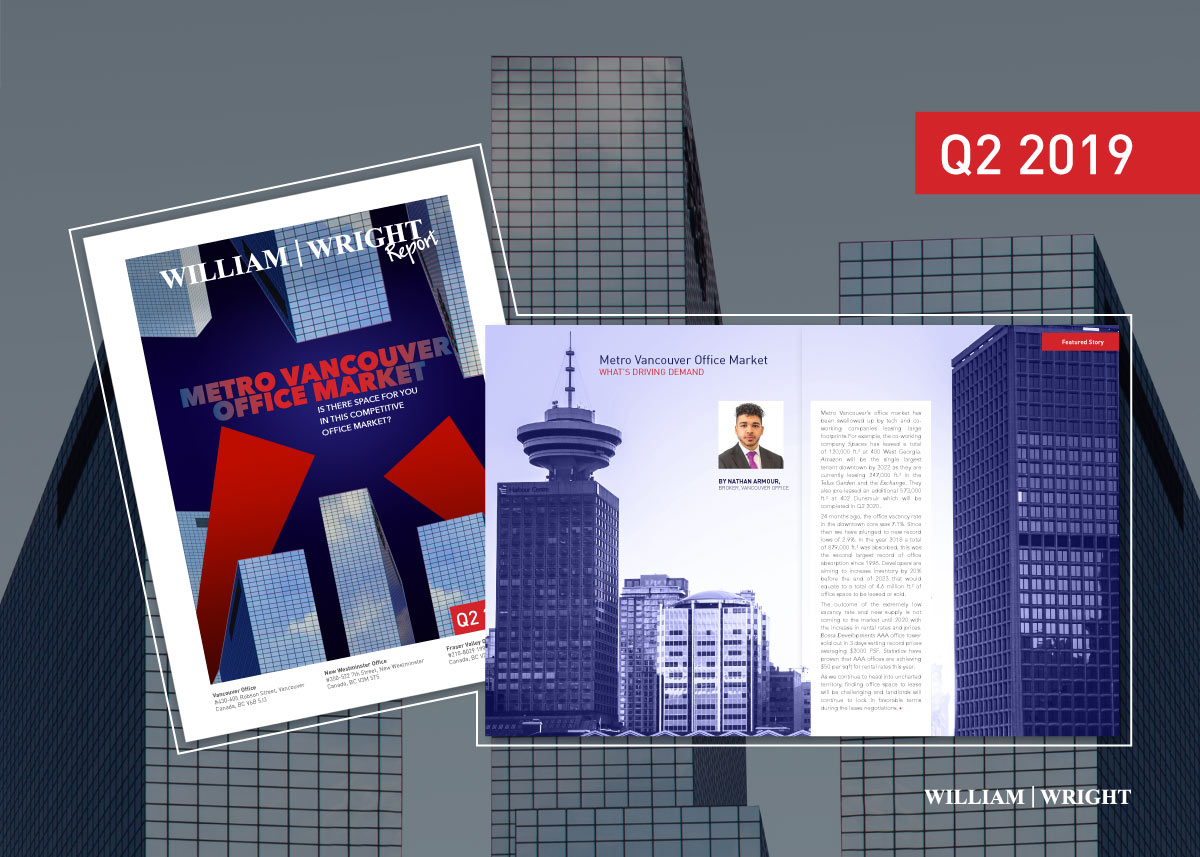 William Wright Report Q2 2019: Metro Vancouver Office Market