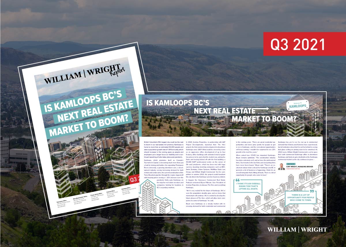 William Wright Report Q3 2021: Is Kamloops BC’s Next Real Estate Market to Boom?