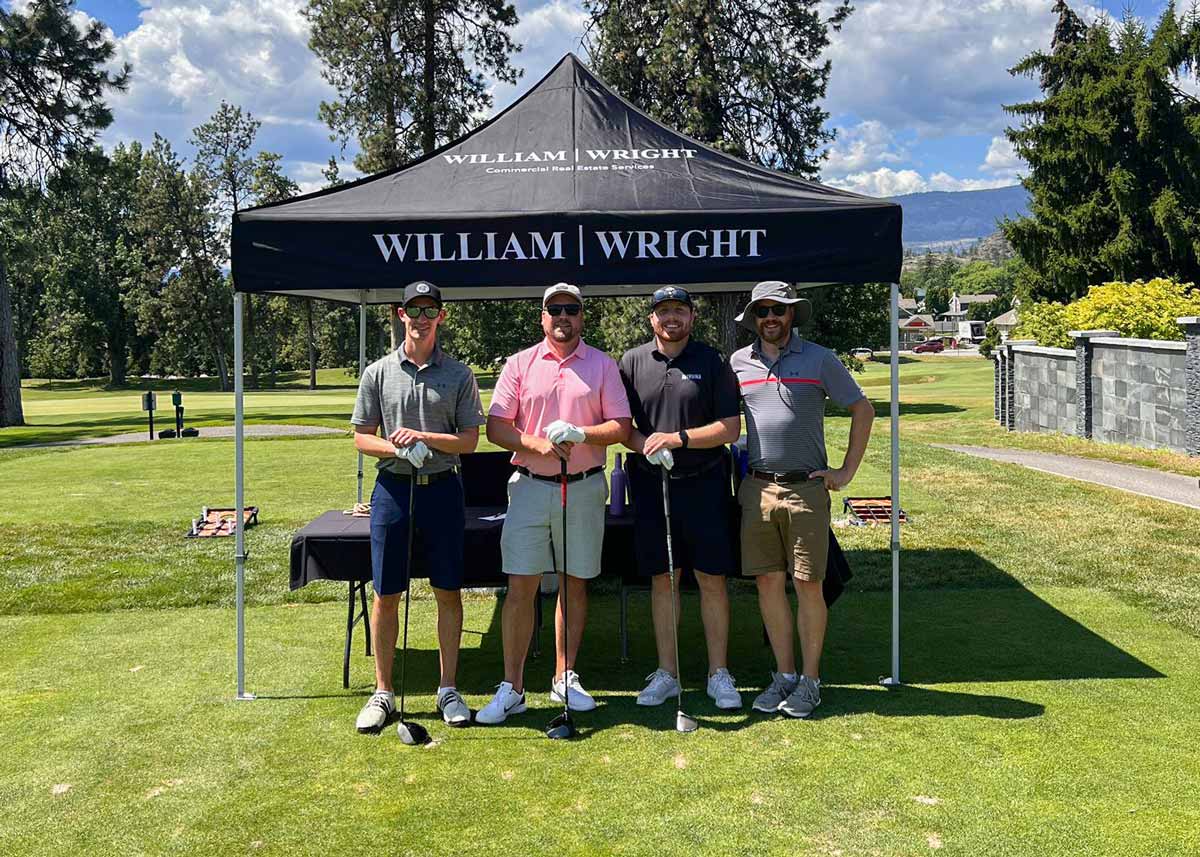 William Wright Commercial sponsors a hole at the Wilson M. Beck Insurance 2022 Charity Golf Tournament