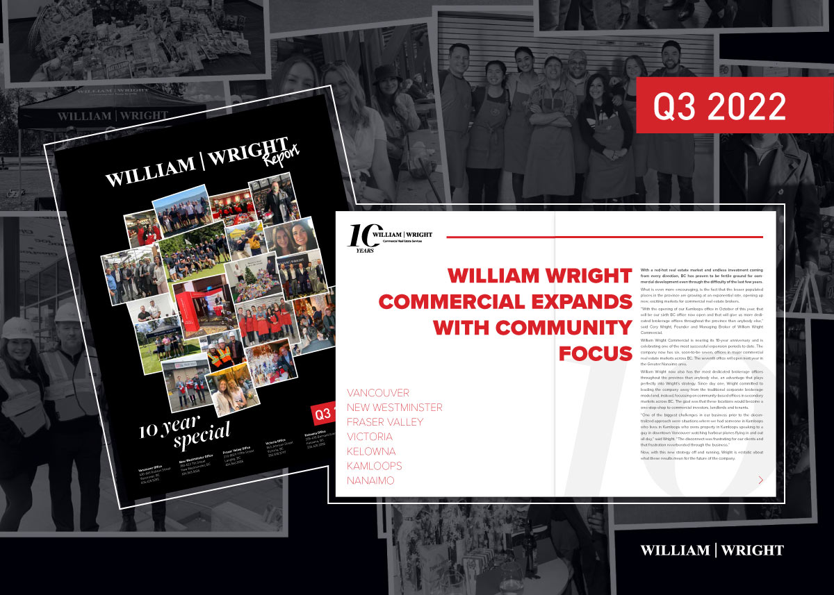 William Wright Report Q3 2022: William Wright Commercial Expands with Community Focus