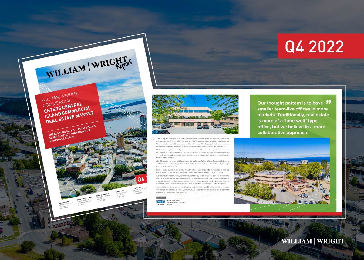 William Wright Report Q4 2022: William Wright Commercial Enters Central Island Commercial Real Estate Market