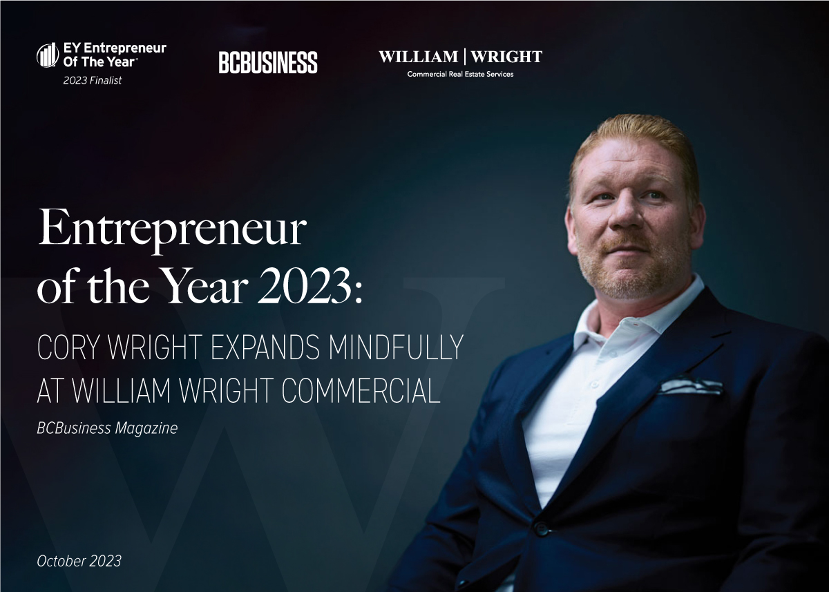 Entrepreneur of the Year 2023: Cory Wright expands mindfully at William Wright Commercial