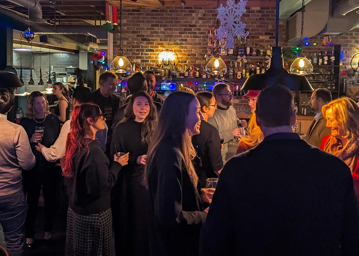 William Wright Commercial Kelowna Holiday Social 2025 at the Curious Cafe